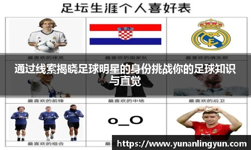 通过线索揭晓足球明星的身份挑战你的足球知识与直觉
