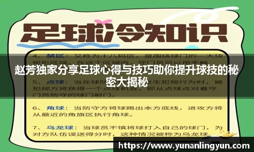 赵芳独家分享足球心得与技巧助你提升球技的秘密大揭秘